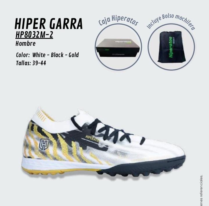 Hiper Garra HP8032M-2 Hombre Blanco Negro Dorado
